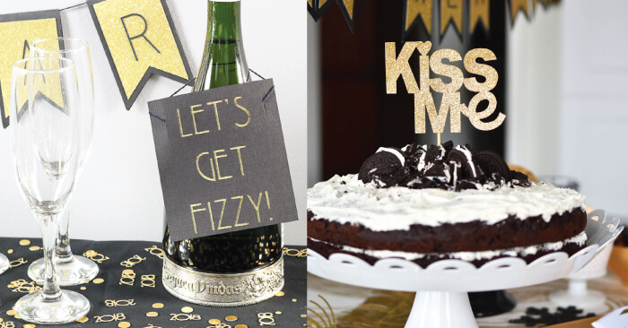 New Year’s Eve Party Ideas & SVG Files with the Cricut