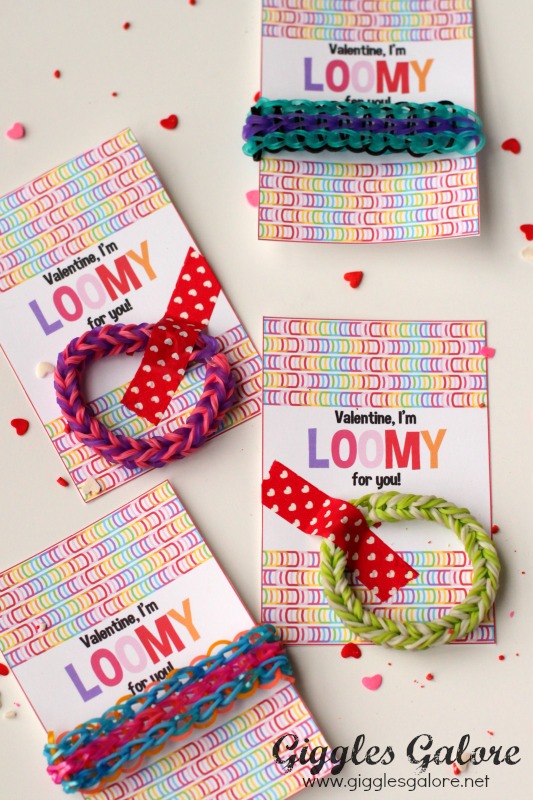 Rainbow Loom Valentine