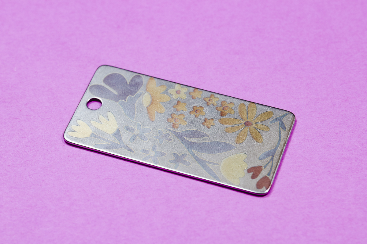 Color Metal Engraving with WeCreat Lumos